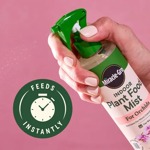 Vista 3 de Miracle-Gro - Rocío de alimentos para plantas de interior para orquídeas, 8 onzas líquidas (paquete de 2) Alimento vegetal de orquídeas Niebla