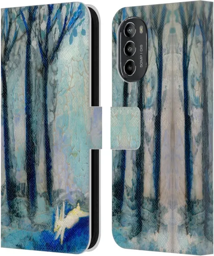 Vista 10 de Head Case Designs Officially Licensed Wyanne Half Light Nature 2 Leather Book Wallet Case Cover Compatible with Motorola Moto G82 5G