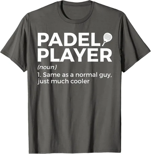 Vista 84 de Camiseta de Padel Player Definition Padel Tenis, Negro