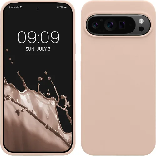 Vista 54 de kwmobile Funda Compatible con Google Pixel 6 Pro - Funda de Teléfono de Silicona TPU con Acabado Suave - Azul Caribe