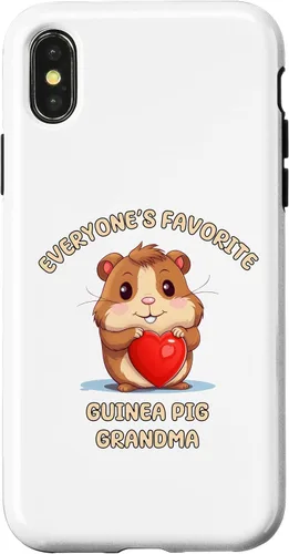 Vista 4 de iPhone 15 Funny Everyone's Favorite Guinea Pig Grandma Nana Case