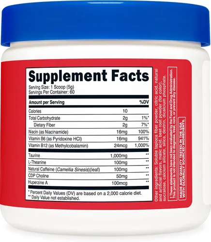 Vista 5 de Nutricost Energy Complex (ponche de fruta) 60 porciones
