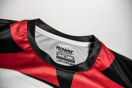 Vista 4 de Rinat Quantum Hero - Camiseta de portero sin pinpersonalizado con tu número RojoNegro