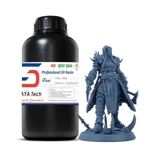 Vista 9 de Siraya Tech Resina de impresora 3D rápida similar a ABS de 405 nm, curado UV, no frágil, alta precisión, líquido de impresión 3D, resina de Cremoso