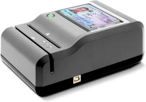Vista 3 de M280 ID Reader - Escáner de cama plana USB y lector de códigos de barras 2D para escritorio