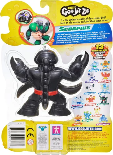Vista 4 de Heroes of Goo Jit Zu - Figura de acción de Oozy Scorpion, Scorpius