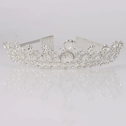 Vista 6 de Noonhorse Tiara y corona para mujeres, diademas para mujeres y niñas, Halloween, cosplay, princesa, reina, corona de novia, tocado para boda