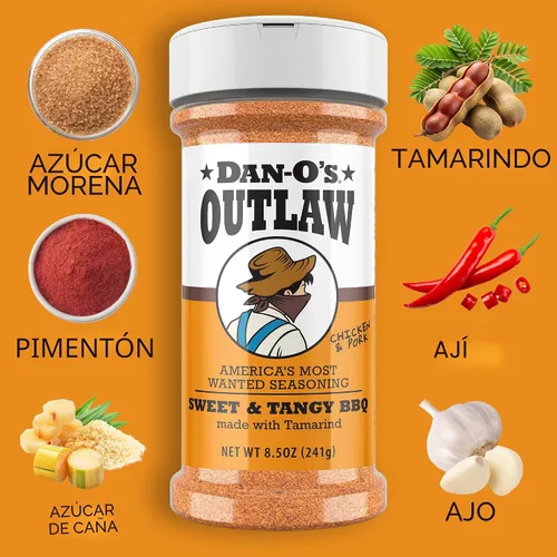 Vista 3 de Dan-O's Condimento Outlaw - BBQ Dulce y Ácido