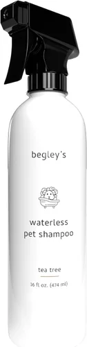 Vista 12 de Begley's - Champú sin enjuague sin agua para mascotas, limpieza sin baño, desodorizante y remoción de olores para un pelaje brillante y con olor
