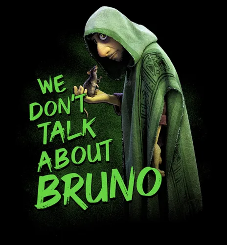 Vista 3 de Disney Mens Encanto Bruno Character Focus Young Men's Short Sleeve Tee Shirt