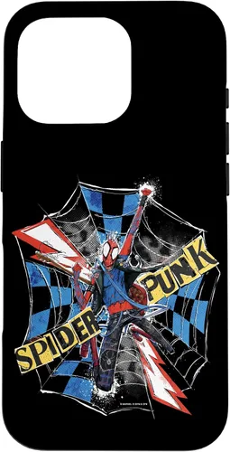 Vista 20 de Marvel Spider-Man: Across The Spider-Verse - Carcasa para iPhone 17, diseño de Spider-Punk