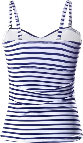 Vista 3 de Holipick Parte superior tankini para mujer, parte superior de natación con control de abdomen, solo sin parte inferior