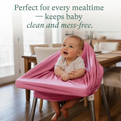 Vista 5 de PurComfy Funda de asiento de coche de bebé 4 en 1, cubierta de lactancia de viscosa de bambú súper suave Niños y niñas, transpirables, fundas