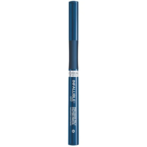Vista 7 de L'Oreal Paris Cosmetics Paris Makeup Infallible Grip Delineador de ojos de fieltro de precisión, resistente a las manchas, delineador de ojos Azul