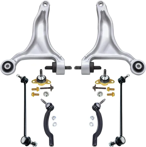 Vista 350 de Detroit Axle - Kit de brazos de control de extremo de 8 piezas para Toyota 2001-2003 Highlander 2002-2003 Camry Lexus ES300, 2 conjuntos de brazos