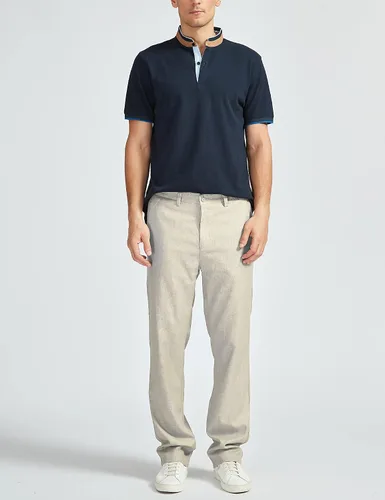 Vista 5 de GAVIN BLEU Polo de manga corta con cuello en V para hombre