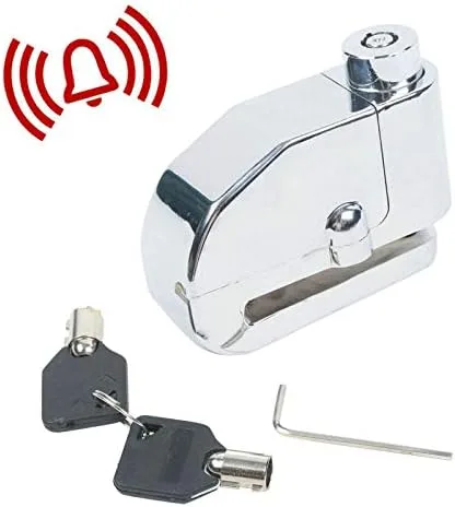 Vista 2 de TCMT, alarma de seguridad con candado de freno de disco, antirrobo, universal para motocicleta, moto, bicicleta, ciclomotor, scooter deportiva