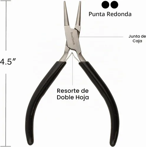 Vista 2 de The Beadsmith Juego de alicates serie Precision de 3 piezas