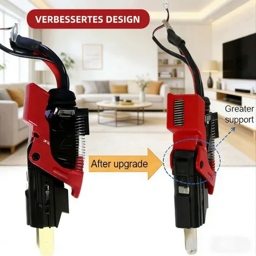 Vista 3 de Botón de interruptor de gatillo reforzado para Dyson V11 V10 V15 Partes de repuesto de aspiradora, botón de encendido mejorado herramienta