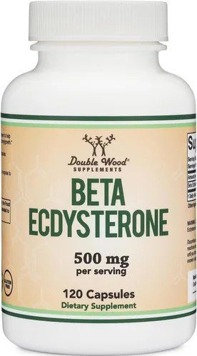 Vista 5 de Suplemento beta Ecdysterone – 500 mg por porción (120 cápsulas, 60 porciones) Potente anabólico vegetal para apoyar la salud de los hombres