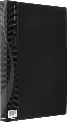 Vista 6 de Nakabayashi CB1033B-N Clear Book, Basic Color, A4, S-Shaped, 40P, Blue