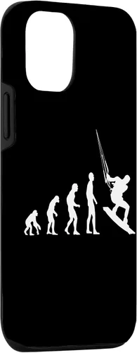 Vista 3 de iPhone 15 Kitesurf Evolution Kitesurfing Kitesurfer Funny Case