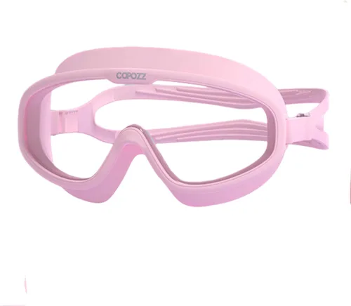 Vista 10 de COPOZZ Gafas de natación para niños de 8 a 12 años, visión amplia para jóvenes, antiniebla, sin fugas, gafas de natación transparentes para niños