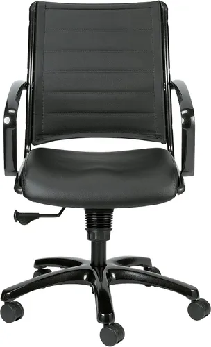 Vista 2 de Eurotech Seating Europa - Silla de titanio con respaldo medio, color negro