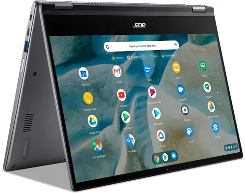 Vista 9 de Acer Chromebook Plus Spin 514 Pantalla táctil IPS WUXGA 2 en 1 de 14 pulgadas, Intel Core i5-1334U, 8GB RAM 1TB SSD, Wi-Fi 6E, Bluetooth, cámara