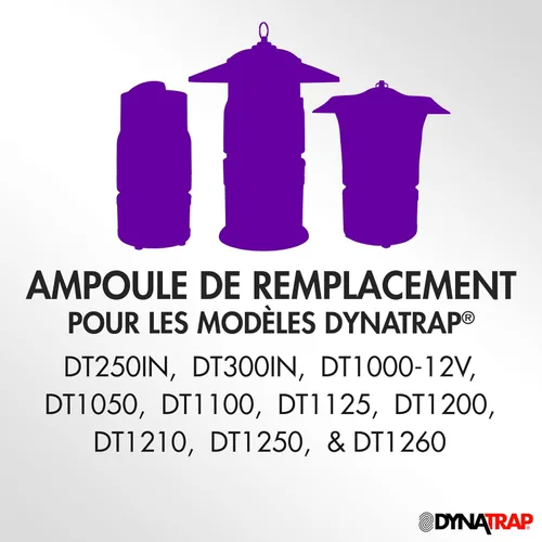 Vista 9 de Bombilla de Repuesto UV DynaTrap Para Trampas de Mosquitos Compatible con Múltiples Modelos Paquete de 2