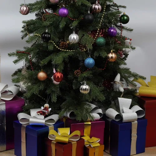 Vista 7 de Bolas de Navidad adornos para árbol de Navidad, juego de bolas de Navidad para fiesta de vacaciones y decoración de boda