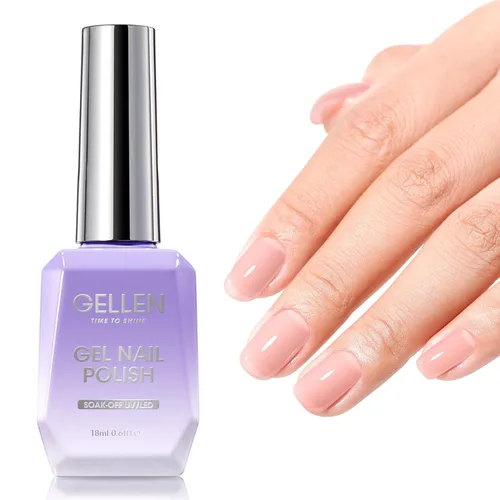 Vista 21 de GELLEN - Base y capa superior de gel, juego de 2 esmaltes de uñas de gel, capa superior que no se limpia 12ml Base Coat & No Wipe Top Coat Set.