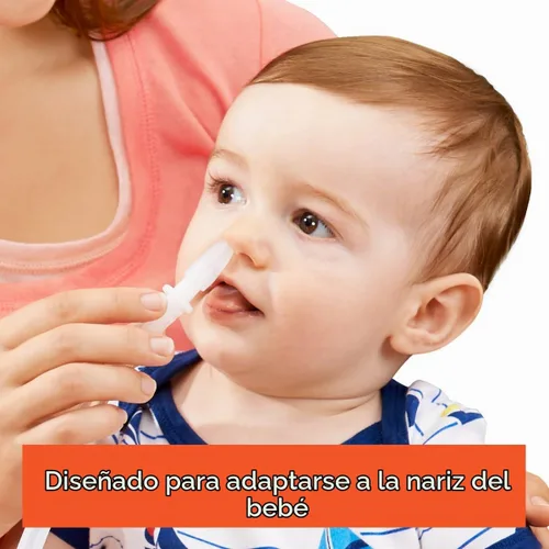 Vista 2 de BabySmile Puntas de repuesto de silicona (paquete de 2) para los modelos de aspirador nasal S-504, S-503, S-502 y S-303 Puntas de nariz suaves
