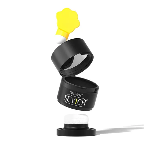 Vista 14 de SEVICH Polvo magnético recargable para retoque de raíces del cabello, impermeable, cobertura de canas y corrector de línea capilar con doble