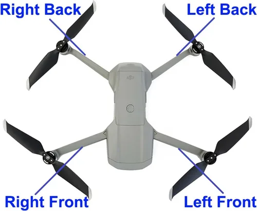 Vista 7 de SEized Motor Arms Front Arm with Stand Motor Rear Left Right Arm Spare Part as Replacement for D-JI Mavic Air 2 Part (Color : All 4 Arms)