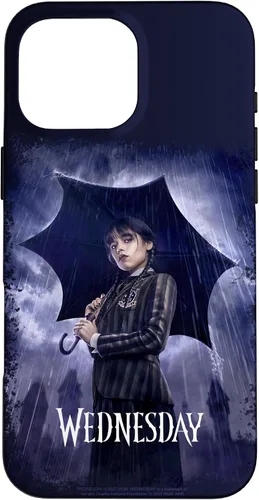 Vista 19 de Funda para iPhone 16 Wednesday con paraguas Nevermore Academy Photo Portrait