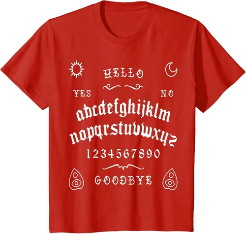 Vista 72 de Camiseta inspirada en la tabla Spirit Board Ouija Asphalt Grey