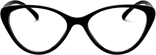 Vista 2 de Gafas de distancia ojo de gato para mujer -1.00 Gafas retro miopía miopía