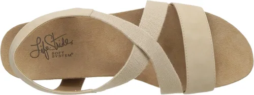 Vista 5 de Sandalia LifeStride Mexico, de cuña, para mujer