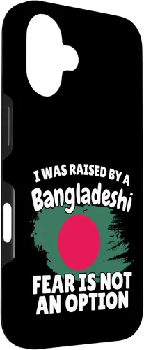 Vista 3 de I was Raised by a Bangladeshi Bangladesh Gift Son Daughter Case for iPhone 16