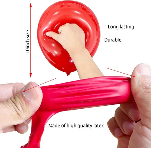 Vista 3 de Kit de arco de globos de vaquero, 150 globos con estampado de vaca, color rojo, negro, blanco y vaca, para decoración de fiesta de cumpleaños