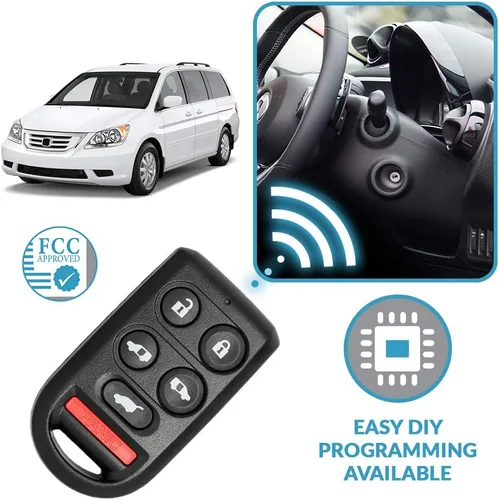 Vista 4 de Keyless2Go Reemplazo para llavero remoto de entrada sin llave para vehículos Honda Odyssey seleccionados que utilizan OUCG8D-399H-A 72147-SHJ-A61, 6