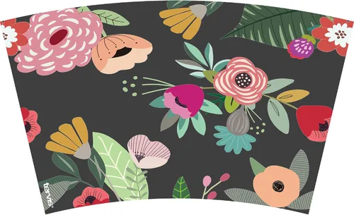 Vista 2 de Tervis Brilliant Bliss Collection - Vaso aislado de doble pared hecho en Estados Unidos mantiene las bebidas frías y calientes, 16 onzas, paquete