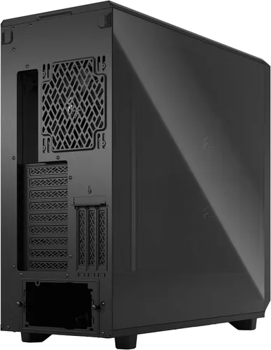 Vista 10 de Fractal Design Meshify 2 XL Negro ATX Flexible Luz Tintado de Cristal Templado Ventana Full Tower Computadora Luz TG negra