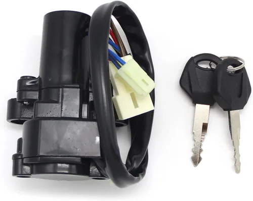 Vista 4 de Kit de cerraduras de interruptor de encendido para motocicleta compatible con Y-amaha MT0 YZF R1 R6 MT03 XJ6F XJ6N FJ09 FZ09 FZ07 FJ13 FJ1300 FZ8S