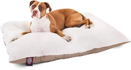 Vista 25 de Majestic Pet Cama rectangular para perros tamaño mediano, lavable, funda extraíble, cama para mascotas, cama para jaula para perros, cama de gran