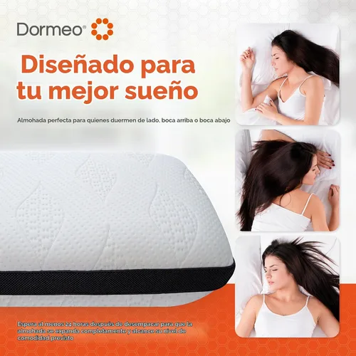 Vista 6 de Dormeo Almohada de cama Dark King - Gel Octaspring y espuma viscoelástica