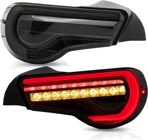 Vista 14 de VLAND Conjunto de luces traseras para Toyota GT86 2012-2020, BRZ 2013-2018, FRS 2012-2016 con señal de giro, luz LED DRL, enchufar y usar