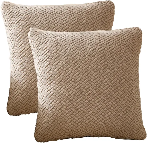 Vista 4 de Yoovat Fundas de Almohadas Decorativas Fundas de Cojines para Sofá Resistentes al Desgaste Elásticas Universales para Sofá Decoración del Hogar