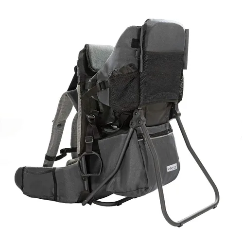 Vista 8 de Clevr Mochila transportadora para bebé, ligera con visor y cobertor contra el sol, Rojo o Verde, Azul